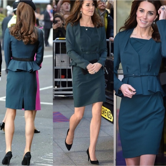 LK Bennett Blue Dress “Davina” ASO Kate Middleton 2 - Picture 4 of 16
